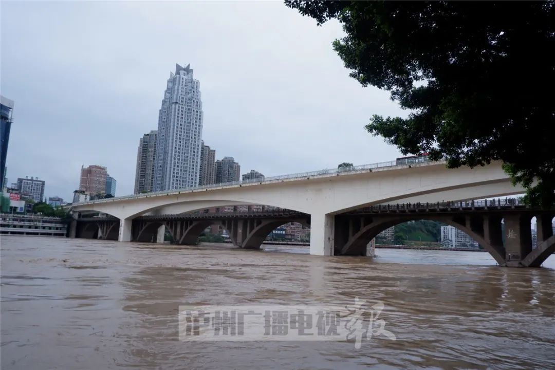 泸州段长江沱江洪峰来袭 临江市民陆续撤离中(图4)